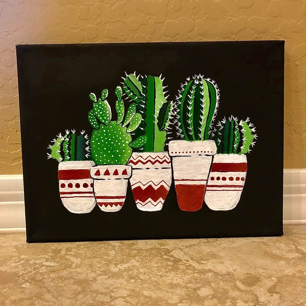 HOST PICK ✨ 12 x 6 Cactus Painting FINAL PRICE
